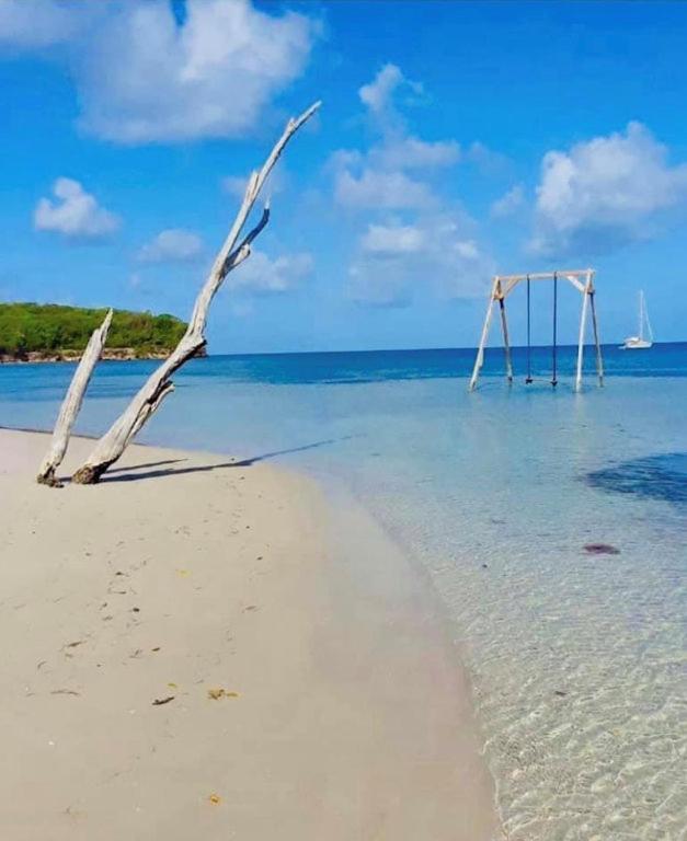 - Les Pieds Dans L'Eau A 50M De La Plage, Cote Mer Caraibe - Domaine De L'Anse Caritan - Sainte-Anne - Eksteriør bilde